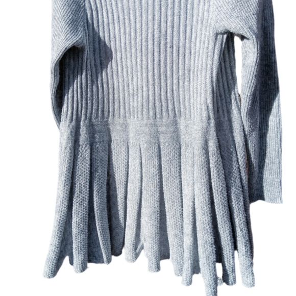 Shein Pale Blue Cardigan Sweater Open Front Size S - Picture 4 of 5